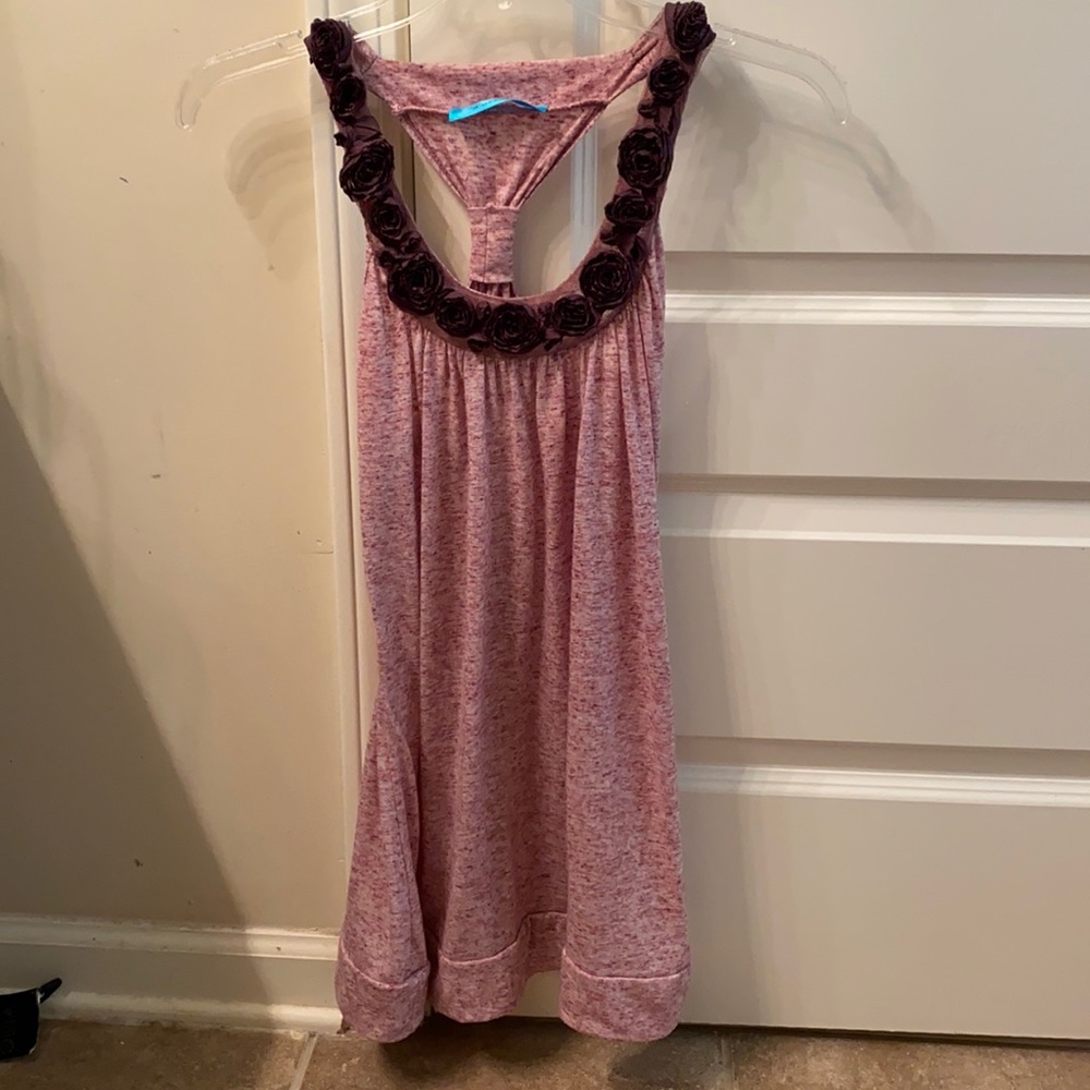 Purple flower top